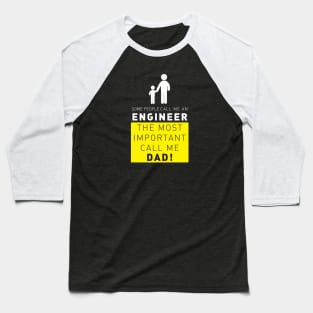 best Engineer Dad Baseball T-Shirt